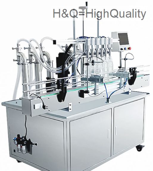 Máquina llenadora de líquidos de alta viscosidad con pistón completamente automática HQ-6GB